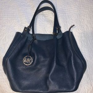 Navy Michael Kors purse